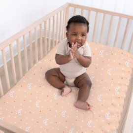 The Peanutshell 4-Pack Fitted Crib Sheet Set - Super Soft & Breathable Baby Girl or Boy Crib Sheets, Nursery Decor, Fit for Standard Mattress Cover- Boho