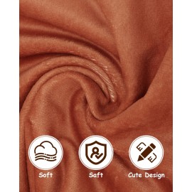 Gicoherero Highland Cow Baby Security Blanket - Cow Baby Lovey - Nursery Stuff - Newborn Boy Gift