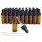 AGENIZ 50 Pcs 5ml Amber Mini Dropper Bottles Essential Oils Sample Dropper Bottles For Traveling Essential Oils Perfume Cosmetic Liquid