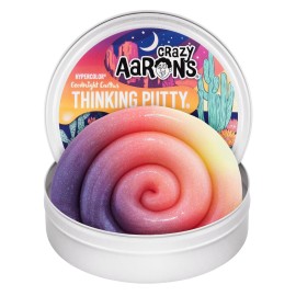 Crazy Aaron\'s Thinking Putty - Goodnight Cactus - Multi-Color Sensory Putty for Kids and Grown ups in a 4 Tin - Creative and Endless Fun, Stress Relief Therapy Toys, Never Dries Out - Made in USA
