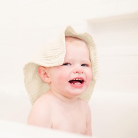 Konssy 6 Pack Baby Muslin Washcloths for Unisex 100% Cotton Wash Cloth Set for Baby Face Body Comfy and Soft for Newborn Infants Kids Girls and Boys