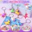 Winrayk 184Pcs Unicorn Party Favors Unicorn Birthday Party Supplies for Girls, Gift Bag Bookmark DIY Sticker Stamper Ring Sticker Slap Bracelet Keychain, Kids Goodie Bag Stuffers Girls Birthday Favors