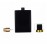 YORROR 2 Pack 100ml Glass Perfume Atomizer, Black Empty Spray Bottle for Men and Women, Portable Fragrance Fine Mist Spray Bottle for Travel