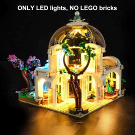 Vaodest LED Light for Lego 41757 Friends Botanical Garden Set,Design and Configuration Compatible with Model 41757(LED Light Only, Not Building Block Kit)