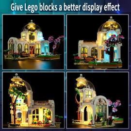 Vaodest LED Light for Lego 41757 Friends Botanical Garden Set,Design and Configuration Compatible with Model 41757(LED Light Only, Not Building Block Kit)