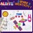 Alritz Arts and Crafts,Foil Crafts Fun Kit, Art Kit Toys for Kids Animals Space Cars, Foil Stickers Supplies,Travel Toys DIY Christmas Gifts for Girls Boys 4 5 6 7 8 9 10 11+ Years Old (6 Theme)