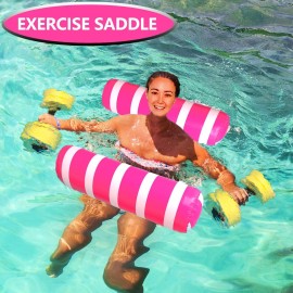 4 Pack Inflatable Pool Floats Adult Size Water Hammock,Floats for Swimming Pool,4-in-1 Multi-Purpose Pool Floating Toys,Pool Rafts Lounge Chairs Floaties,for Adults Vacation Fun and Rest