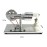 Xnrmevkh Stirling Motor Steam Engine Power Physics Experiment Hot Air Educational Experiment Kit Generator Colorful LED FN18