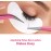 FancyFace Beauty 2 Pieces Straight and Curved Tip Tweezers Eyelash Extension Tweezers, Stainless Steel False Lash Application Tools