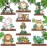 Barydat 10 Pcs Wild One Sign Safari Jungle Animal Small Table Wooden Centerpieces Wild One Birthday Decorations for Boys Baby Shower Centerpieces for Tables Party Supplies Photo Props