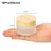 ZENFUN 16 Pcs Glass Cosmetic Containers 50 Gram/50ml Empty Sample Jars with Leak Proof Lids, Frosted Glass Bottle, Small Makeup Sample Jars, Refillable Travel Jars for Cream, Lotions, Lip Balm
