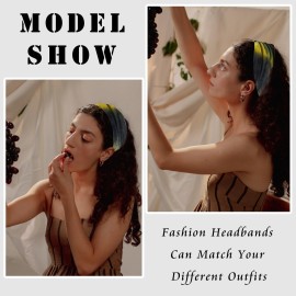 FULZTEY Wide Headbands for Women Tie Dye Hairband Fashion Boho Head Bands Non Slip Knotted Headwrap Elastic Workout Yoga Sweat Turban Soft Thick Bandanas Cute Hair Accessories for Teen Girls 4 Pack FULZTEY Wide Headbands for Women Tie Dye Hairband Fashion Boho Head Bands Non Slip Knotted Headwrap Elastic Workout Yoga Sweat Turban Soft Thick Bandanas Cute Hair Accessories for Teen Girls 4 Pack