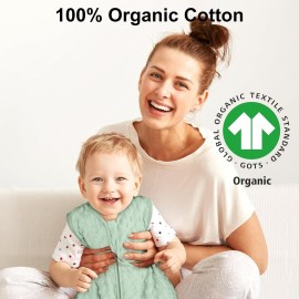 Yoofoss Fleece Baby Sleep Sack 18-24 Months with Plush Dots, TOG 1.5 Baby Wearable Blanket with 2-Way Zipper, Organic Cotton Toddler Sleeping Sack Fleece