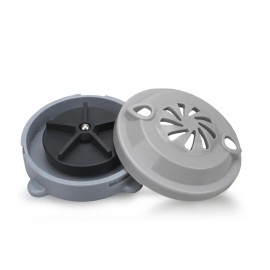 Luojiedejinbiao BF-004 Pipeless Jet Motor Magnetic Head Pedicure SPA Chair Part Replacement for LURACO Pedicure Chair Bathtub Jets Includes Propeller and Cap 4 Pin