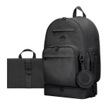 uninni Large Diaper Bag Backpack for Moms & Dads-Baby Diaper Bag with portable Changing Pad, Removable Pacifier Case - Black