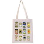 G2TUP Crunchy Pickle Gift Pickle Lover Tote Bag Canned Pickles Handbag Sandwich Lovers Gifts Canning Enthusiasts Bag Pickle Fanatics Gift