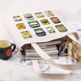 G2TUP Crunchy Pickle Gift Pickle Lover Tote Bag Canned Pickles Handbag Sandwich Lovers Gifts Canning Enthusiasts Bag Pickle Fanatics Gift