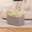 OIAHOMY 75L Large Blanket Basket, Woven Blanket Storage Basket with Handle, Cotton Rope Basket for Organizing 22x17x12, Blanket Basket living Room, Toy Basket for Nursery, Grey
