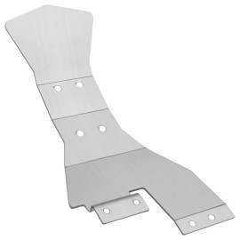 Vgoohobby Stainless Steel Chassis Armor Skid Plate Ront Center Rear Chassis Protecter Guard Compatible with Traxxas Slash 4X4 1/10 RC Crawler Car