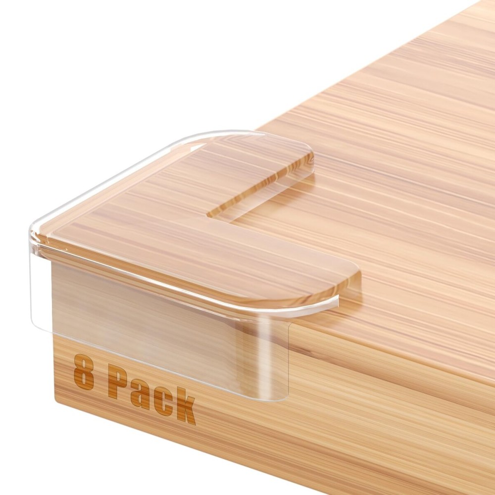 8 Pack Corner Protectors Baby Proof Corners and Edges Protector, Extra Large Clear Table Corner Protectors for Baby Safety Guards Bumpers Cover Sharp Furniture, L Shape