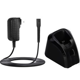 Kaynway 2PCS Hair Clipper Charger Stand Set for Wahl Magic Clip Senior Sterling-4 Designer 100th Aniversary Metal Edition Cordless Clippers, 4V Charger for 8164 Finale Shaver