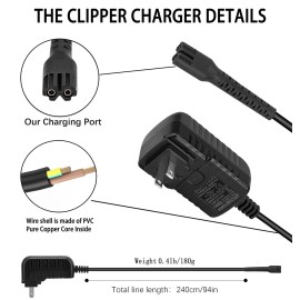 Kaynway 2PCS Hair Clipper Charger Stand Set for Wahl Magic Clip Senior Sterling-4 Designer 100th Aniversary Metal Edition Cordless Clippers, 4V Charger for 8164 Finale Shaver Kaynway 2PCS Hair Clipper Charger Stand Set for Wahl Magic Clip Senior Sterling-4 Designer 100th Aniversary Metal Edition Cordless Clippers, 4V Charger for 8164 Finale Shaver