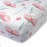 HonestBaby Unisex-Baby Fitted Crib Sheets Set Standard Mattress, 100% Organic Cotton Baby Boys, Girls, Neutral, 1 Pack - Flower Power, One Size