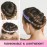 Lanzhire No Heat Curling Headband for Overnight Curls, Thin Heatless Curlers for Long and Short Hair (A-Pink)