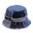 BLUEGLORY Cotton Stitching Patchwork Denim Distressed Bucket Hat, Sun Hat, Hat for Men and Women (YFLM)