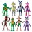 Toysvill 8pcs Inspired by Game Five Nights Toys | Set Candy\'s FNAF Action Figure [Sheep, Cindy Cat, Happy Frog, Mr. Hippo, Nightmare Bonnie, Turtle Swordsman, Chester Chimpanzee, Reindeer]