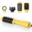 IG INGLAM Hair Dryer Brush, 4-in-1 Detachable Blow Dryer Brush, Ionic Diffuser Hair Dryer & Styler Volumizer with Oval Titanium Barrel, One-Step Hot Air Blowout Brush, Updated Push Switch, Yellow