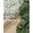 Blissful Diary Muslin Bassinet Sheets for Baby Girls Boys, Boho Soft Cotton Fitted for Oval Hourglass Rectangle Mattress, 2 Pack(Monstera&Dark Green)