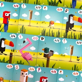 Pandasaurus Games CuBirds Card Game - Gather and Organize Birds to Win! Flock-Building Strategy Game, Fun Family Game for Kids and Adults, Ages 8+, 2-5 Players, 20 Minute Playtime, Made