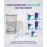 Babyfeel Refills Compatible with DEKOR MINI Diaper Pails | 4 Pack | Exclusive 20% Extra Thickness | Diaper Pail Refills with Powerful Odor Elimination | Powder Scent | Holds up to 1320 Diapers