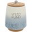 Pavilion Gift Company - Weed Fund 6.5-inch Unique Ceramic Piggy Bank Savings Bank Money Jar with Cork Base and Cork Lid, Ombre Blue