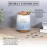 Pavilion Gift Company - Weed Fund 6.5-inch Unique Ceramic Piggy Bank Savings Bank Money Jar with Cork Base and Cork Lid, Ombre Blue