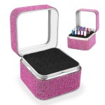 Cellentool Nail Drill Bits Holder Rhinestone Case Box- 25 Holes Dustproof Portable Storage Box Efile Nail Bits Displayer Organizer Container for Manicure Tools