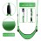 ROPECUBE Children Outdoor Swing Seat With Adjustable Ropes - Kids Safety Playground Replacement, Belt Swing for Indoor Outdoor Backyard Play (Green)