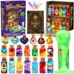 UOMTFAI Mystery Potion Craft Kit for Kids, Mix 20 Magic Wizard Potion, Creative Christmas Decorations Birthday Gifts Toys for Boys and Girls Age 6 7 8 9 10+