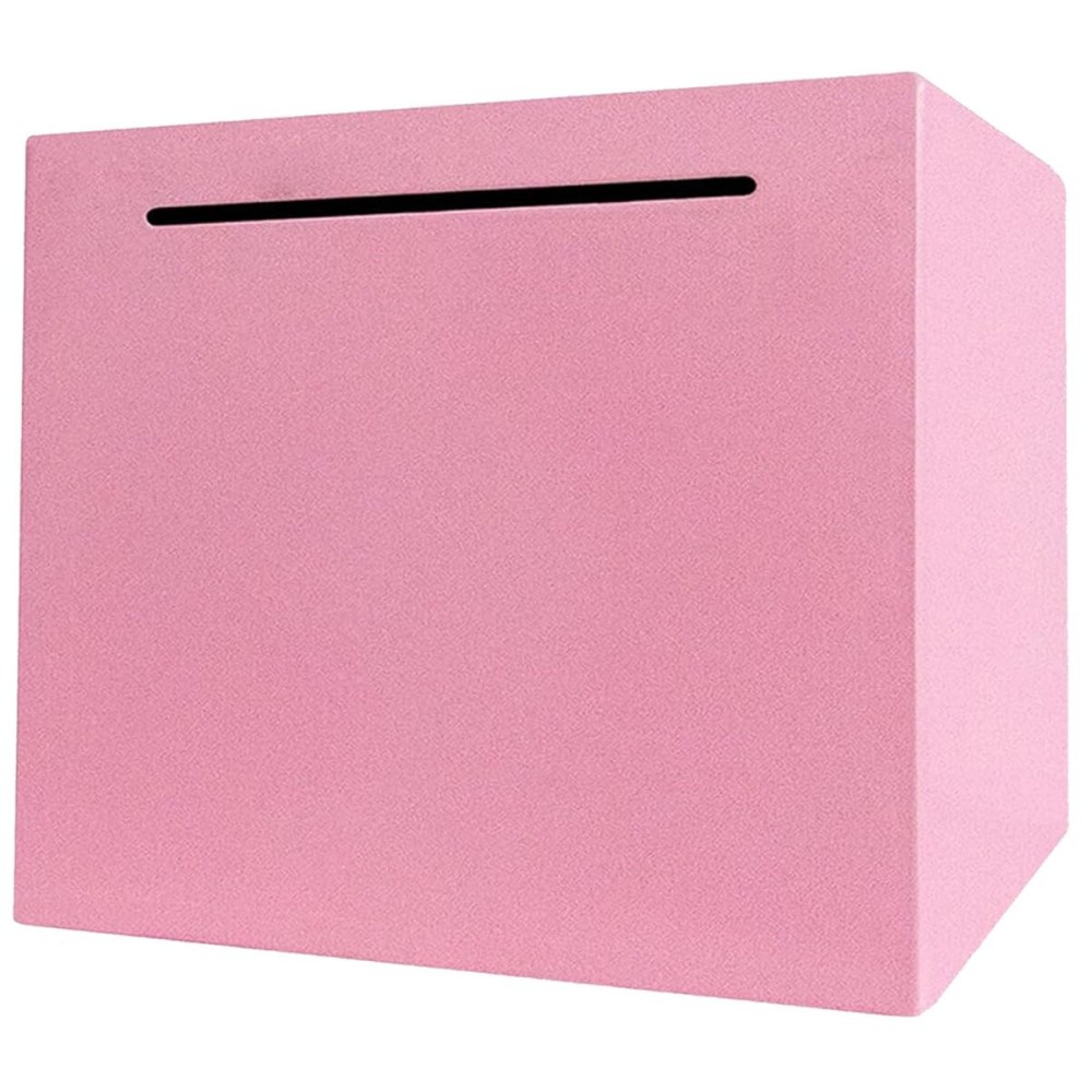 Piggy Bank for Adults Must Break to Open Stainless Steel Money Box Metal Saving Bank Unbreakable Savings Box Money Bank Cash Coin Jar 5.9 inch Pink