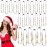 Remuuly 24 Pcs Christmas Light Necklace Bright Light up Bulb Necklace, Christmas Light up Jewelry LED Mini Bulbs LED Necklace for Kids Girl Ugly Party Favors Birthday Xmas Accessories