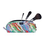 Gloppie Travel Makeup Brush Holder - Compact Cosmetic Bag, Spacious Portable Cosmetic Bag for Organizing Your Brushes On-the-go, Watercolor