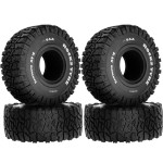 GLOBACT 1.9in Tires 1/10 RC Tires RC Crawler Tires Rubber Tires 120 * 47 for 1/10 TRX4 TRX6 Axial SCX10 Redcat GEN7 GEN8 RC4WD RC Crawler Car (4PCS)
