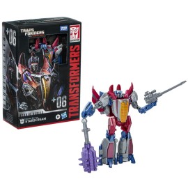 Transformers Toys Studio Series Voyager War for Cybertron 06 Gamer Edition Starscream, 6.5-inch Converting Action Figure, 8+