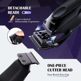 SUPRENT PRO Professional Hair Clippers for Men - High Torque Brushless Motor & Detachable Blade - Cordless Hair Trimmer Set for Barbers with Charging Stand - Premium Gift Hair Clipper Kit SUPRENT PRO Professional Hair Clippers for Men - High Torque Brushless Motor & Detachable Blade - Cordless Hair Trimmer Set for Barbers with Charging Stand - Premium Gift Hair Clipper Kit