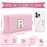 Personalized Initial A-Z Preppy Patch Makeup Bag,Small PU Chenille Letter Cosmetic Bag with Zipper,Waterproof Cute Toiletry Organizer Bag,Monogram Makeup Case Gift for Women Girls,Letter R