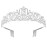 Silver Tiara for Girls, Birthday Gift Tiara Women Crown Princess Fairy Crowns Bride Headband Bridal Queen Wedding Prom Pageant Party Bridal Hair Accessories