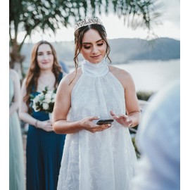 Silver Tiara for Girls, Birthday Gift Tiara Women Crown Princess Fairy Crowns Bride Headband Bridal Queen Wedding Prom Pageant Party Bridal Hair Accessories