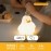Sitting Duck Light With Warm Color Little Flower Dimming,The Rechargeable Touch Lamp Is 3 Levels Brightness And Birthday Christmas Gifts for Women Girls Lucky Mallard Duck Decor Halloween Decorations