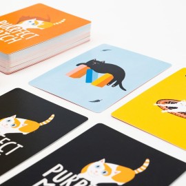Greater Than Games | Purrfect Match | Family-Friendly Card Game | Perfect for Cat Lovers | 2 to 4 Players | 20 Minutes | Ages 8+